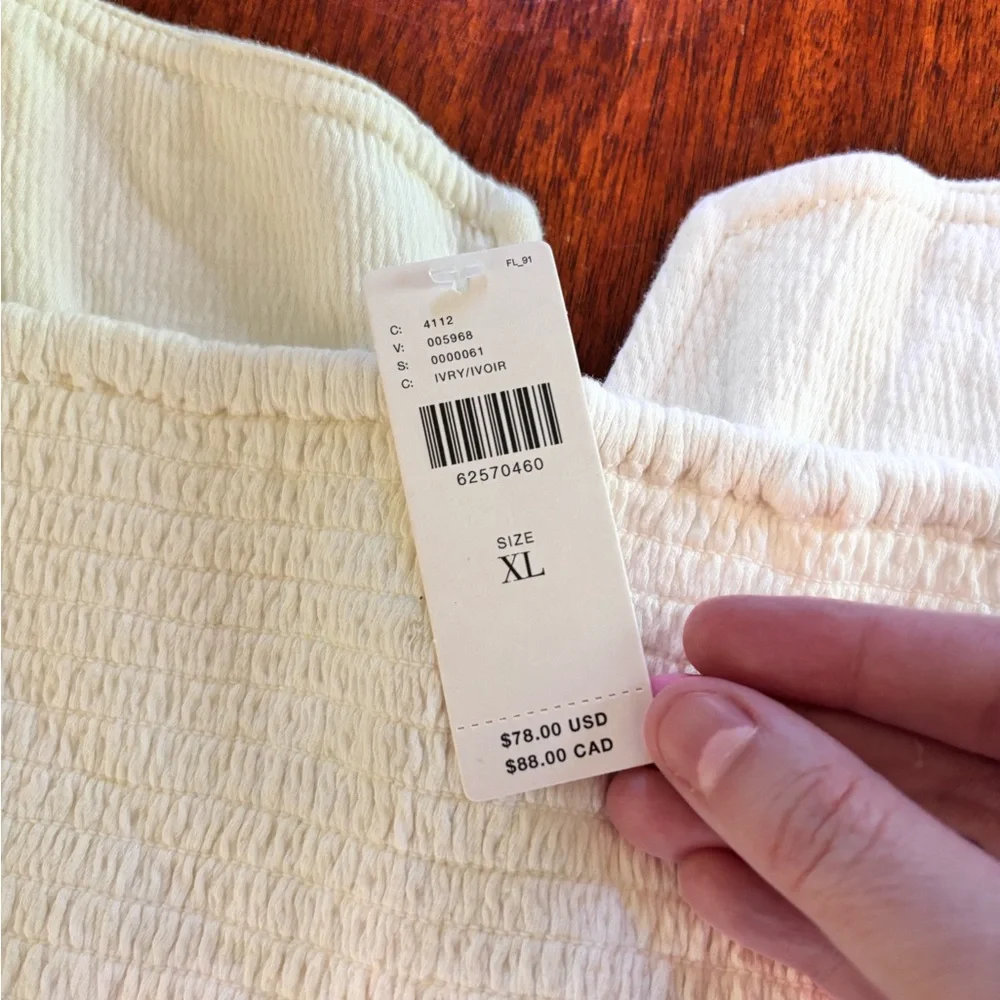 NWT Anthropologie Porridge woman’s structured corset top xl - Picture 6 of 9